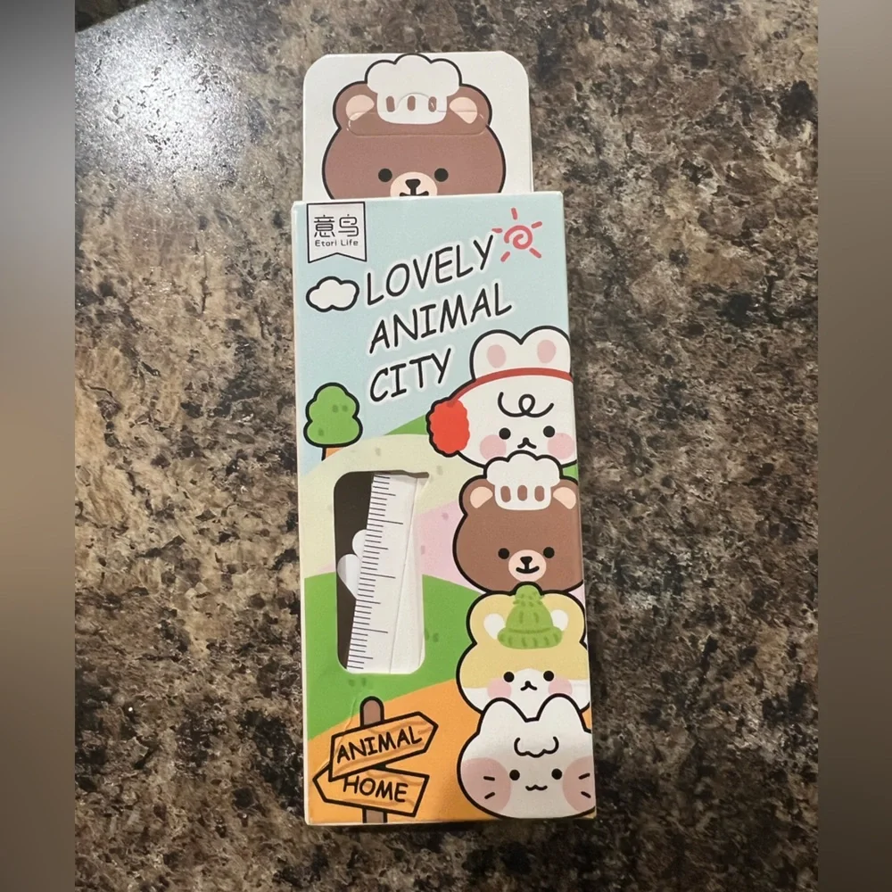 $4 BOX OF ADORABLE BOOKMARKS. NEW. $4 IF BUNDLED